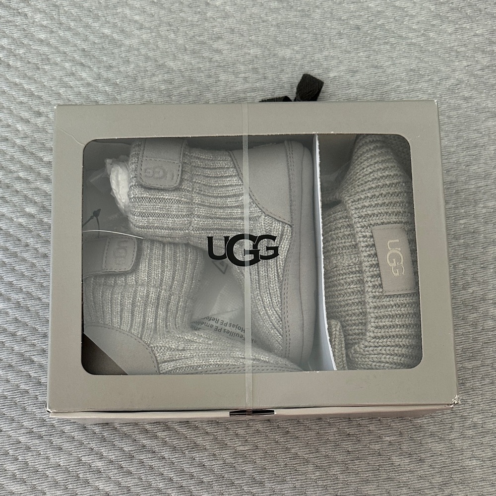 UGG Light Gray Infant Booties